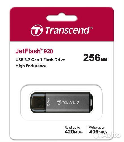 Флешка Transcend Jetflash 920 256гб, USB3.2