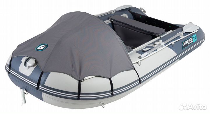 Лодка пвх Gladiator C330AL светло/темно-серый