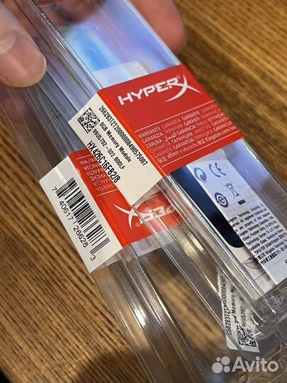 Kingston HyperX Fury Black 16 гб (2/8гб)