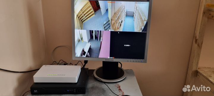 Комплект видеонаблюдения 4 камеры