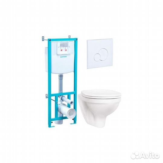 Инсталляция и подвесной унитаз. Комплект