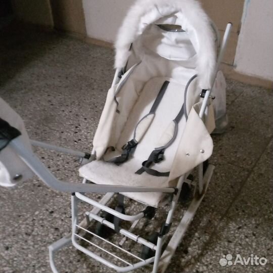 Детские санки-коляска