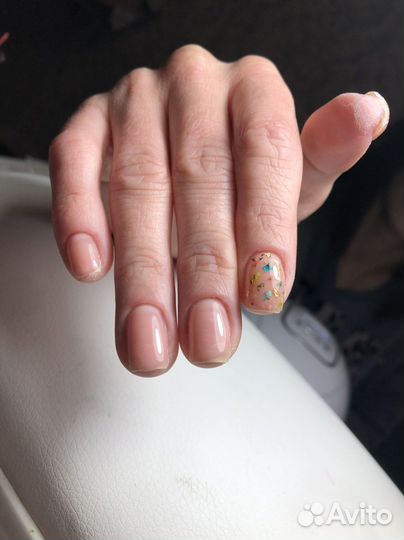 Маникюр(снятие+укрепление/ремонт+покрытие+легкий д