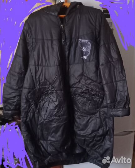 Демисезонное женское пальто 54р