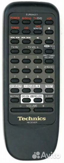 Пульт аналог Technics EUR644377