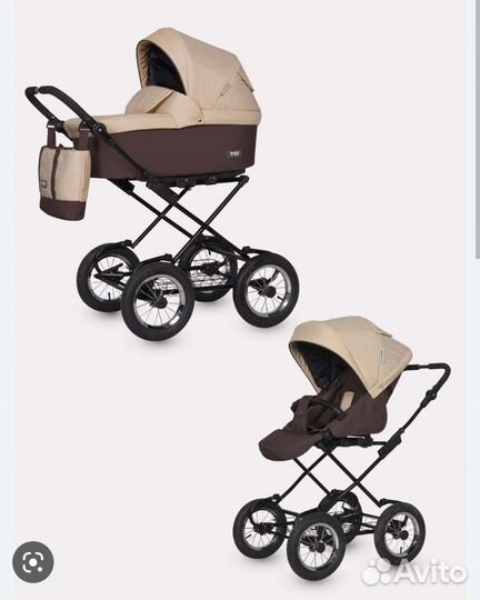 Коляска 2 в 1 Rico basic Bella classic