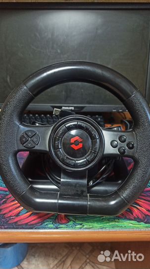 Игровой Руль Speedlink Black bolt racing wheel