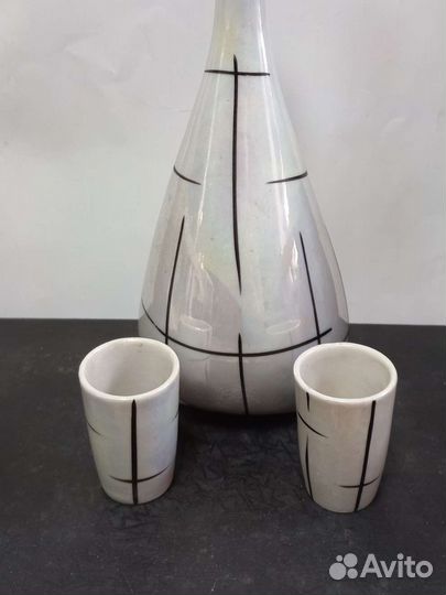 Штоф Гусыня со стопками СССР