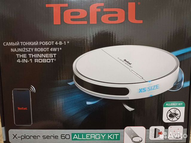 Робот пылесос X-plorer Serie 60 состояние нового
