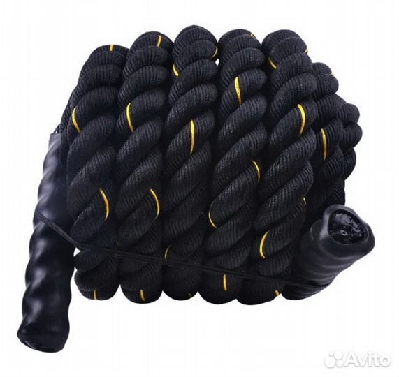 Канат тренировочный 38мм, 50мм кроссфит 9м, 12м