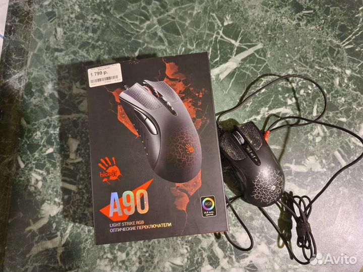 Игровая мышь bloody a90 light strike