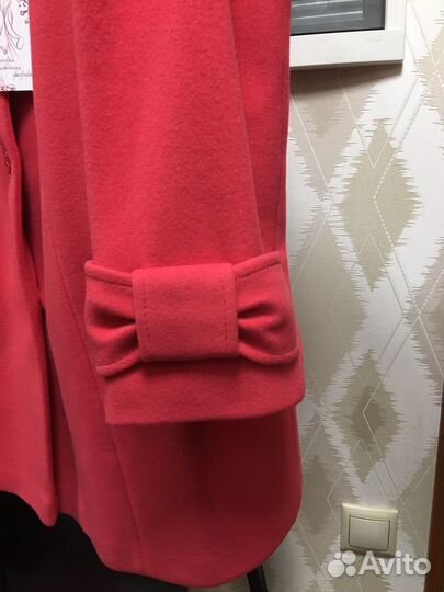 Пальто женское демисезонное кашемир размер 58