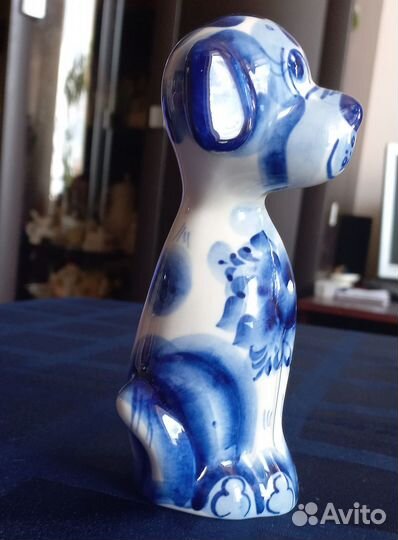 Собака Гжель