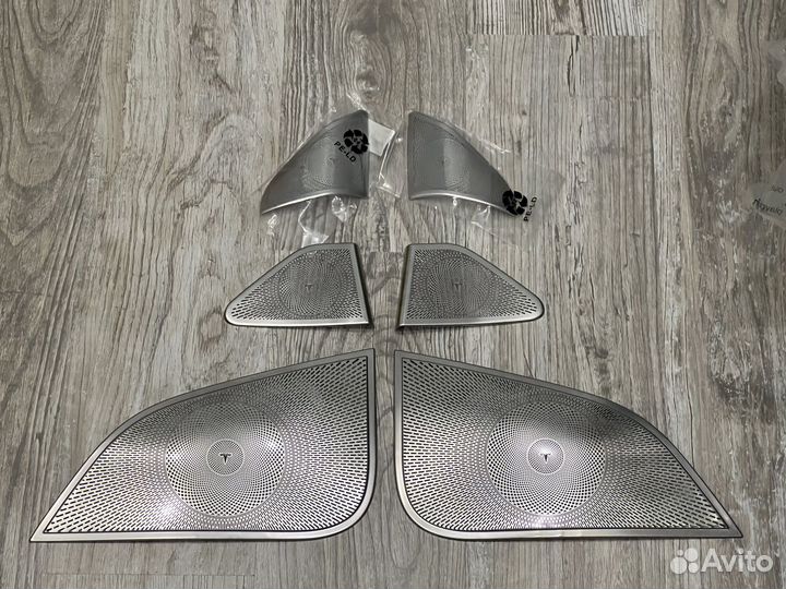 Накладки на динамики дверей Tesla Model 3