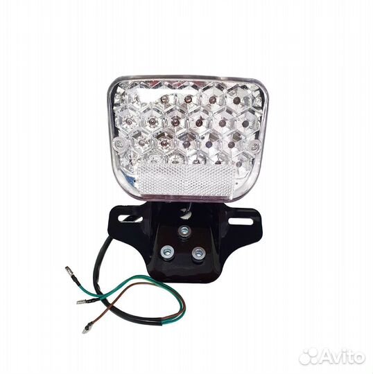 Стоп сигнал в сборе с креплением delta (прозрач)