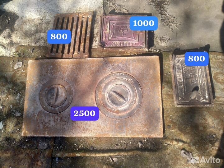 Плита печная чугунная