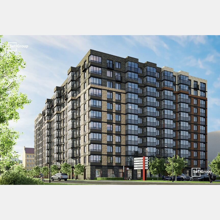 Квартира-студия, 24,8 м², 9/11 эт.