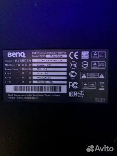 Монитор benq