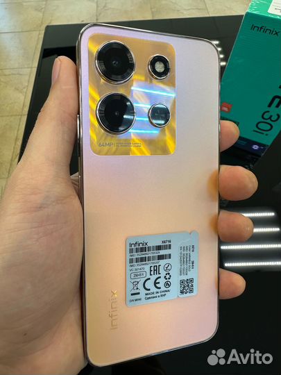 New Смартфон Infinix note 30i 8/256Gb Gold 5000mAh