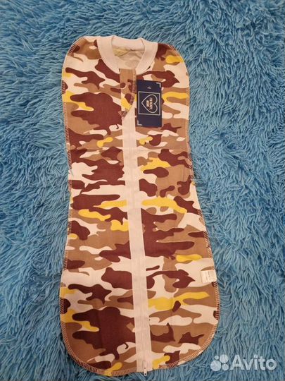 Пеленка-кокон новая+чепчик