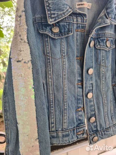 Джинсовая куртка для девочки