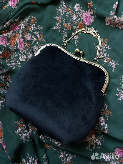Клатч сумка с фермуаром