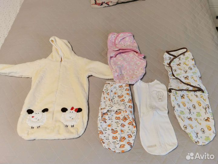Пеленка кокон на липучках