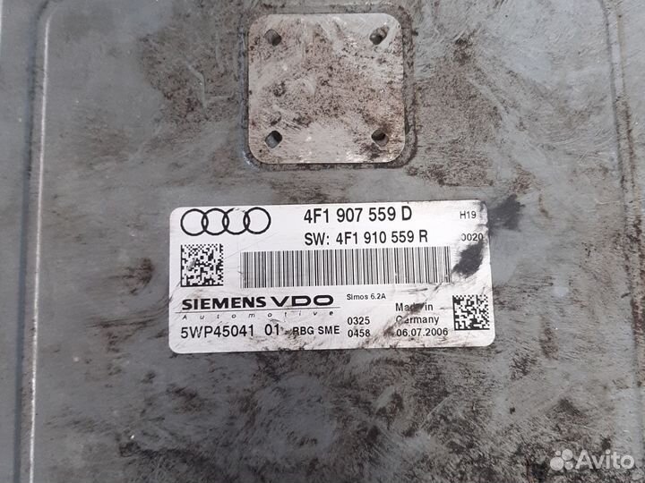 Блок управления двигателем Audi A6 C6 3.2 FSI