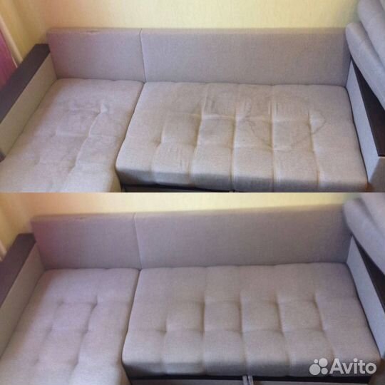 Химчистка мягкой мебели под ключ