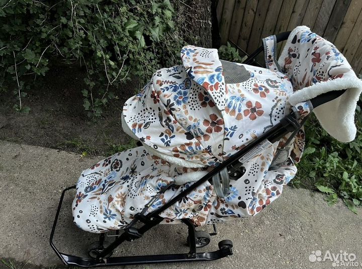 Санки коляска ника 7 5