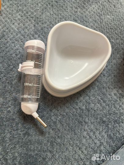 Лоток и поилка для грызунов