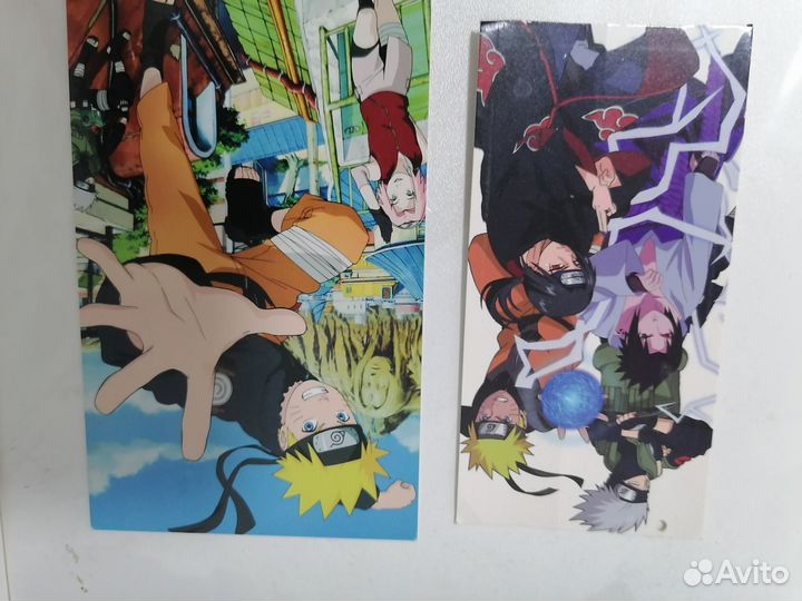 Карточки оригинальные по аниме наруто