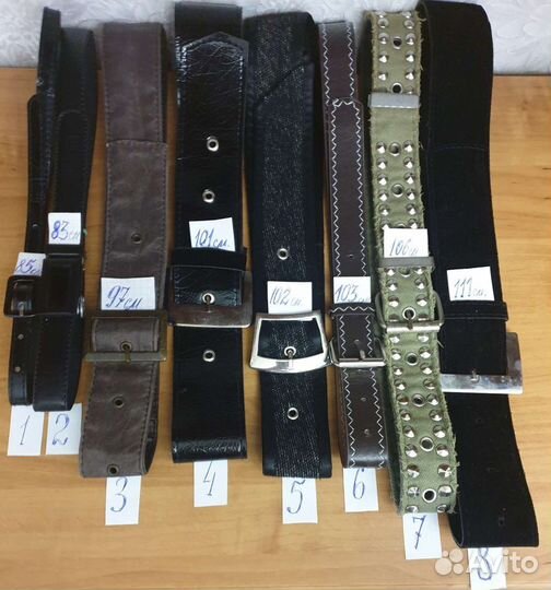 Ремни. 8шт
