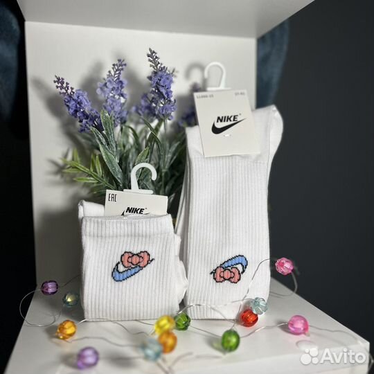 Женские носки nike hello kitty