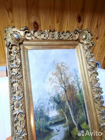 Картина старинная R. dukat