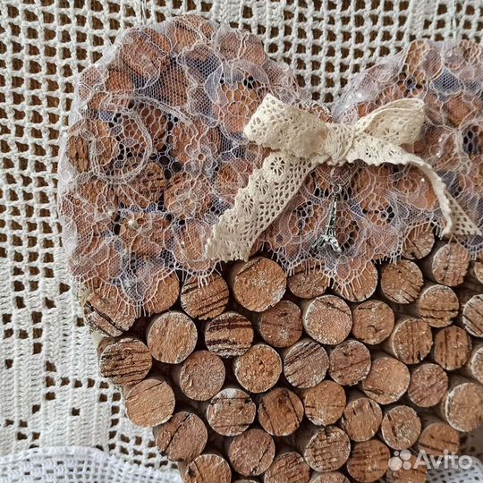 Сердце из винных пробок