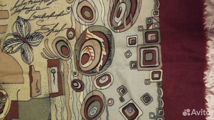 Павлопосадский платок шерсть 89*89