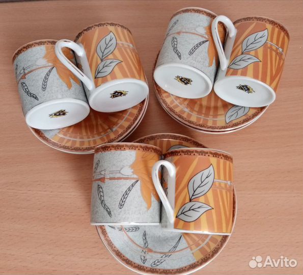 Новый набор для кофе 6 персон