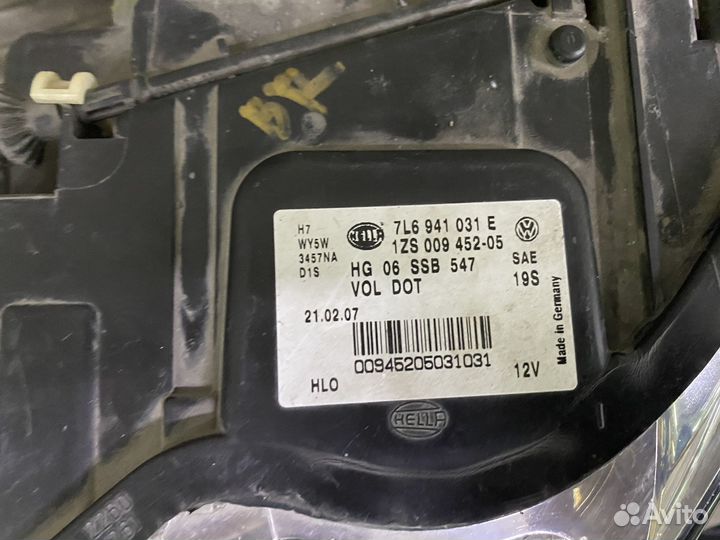 Фары Touareg 1 рестайлинг