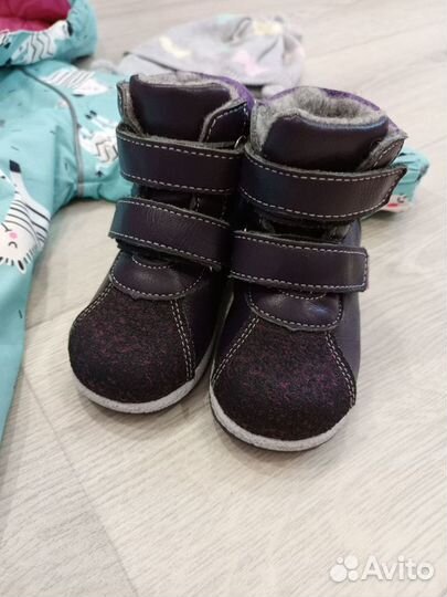 Ботинки демисезонные для девочки 22 размер