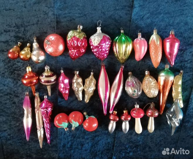 Елочные игрушки СССР 60-70 годы