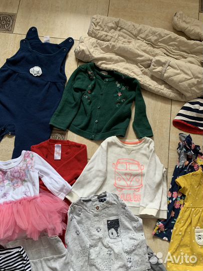 Большой пакет вещей для девочки с 6 месяцев