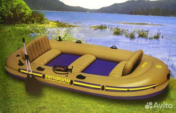 Надувная лодка Excursion-5-Set пятиместная intex