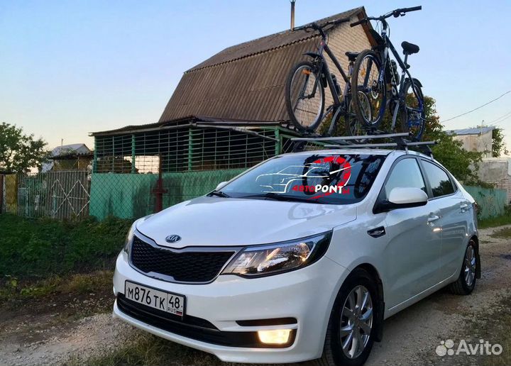 Багажник на крышу Kia Rio 3 sedan аэро модельный