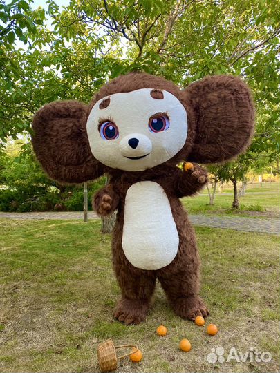 Чебурашка аниматор хлопушки моментальное фото