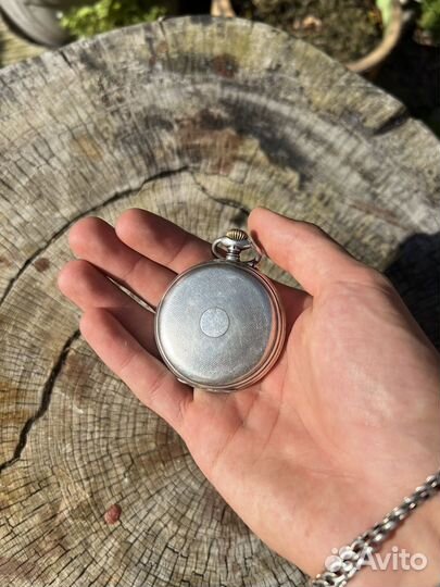 Старинные карманные часы серебро