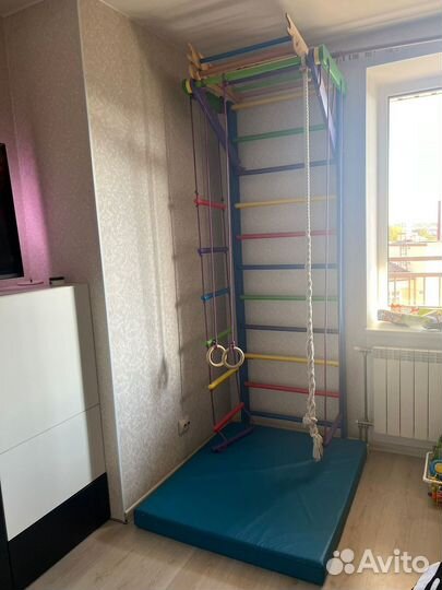 Шведская стенка с матом