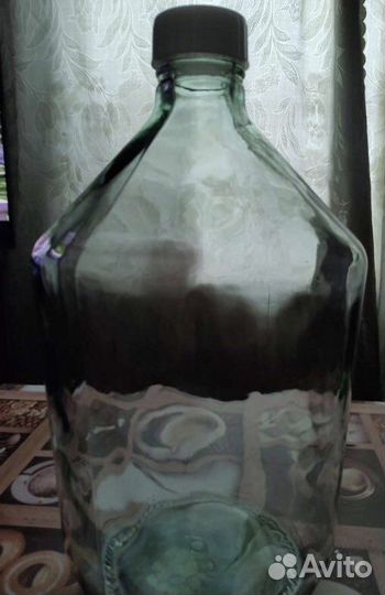 Бутыль новый 5л с крышкой