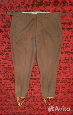 Брюки галифе военные