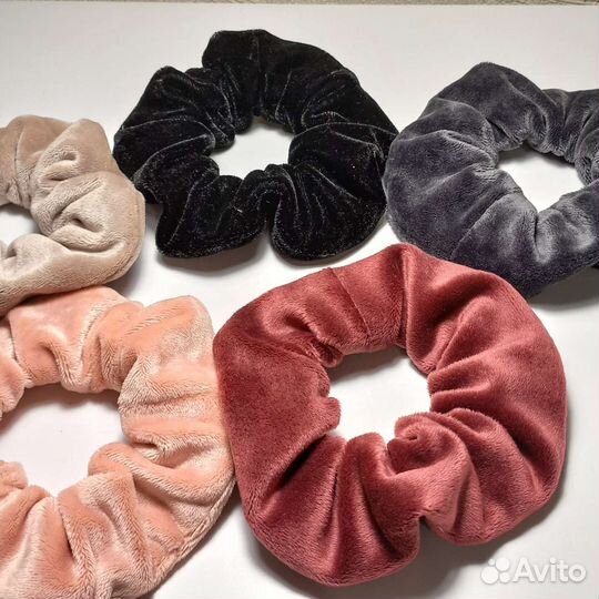 Скранчи для волос велюр